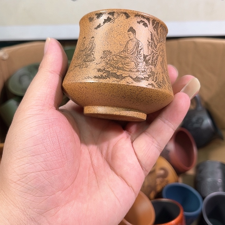 茶杯紫砂全手工紫砂主人杯