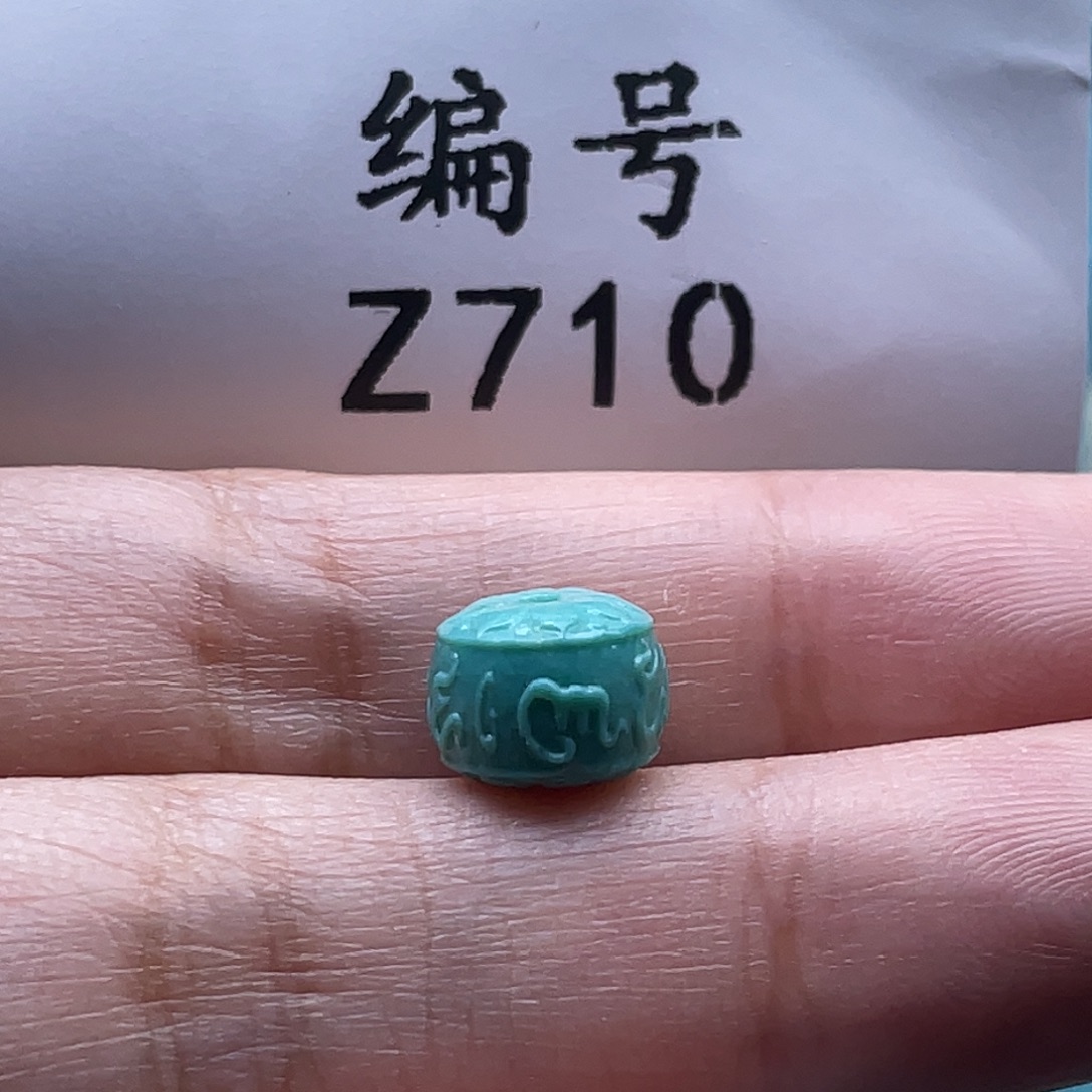 绿松石未镶嵌颈饰7*9mm