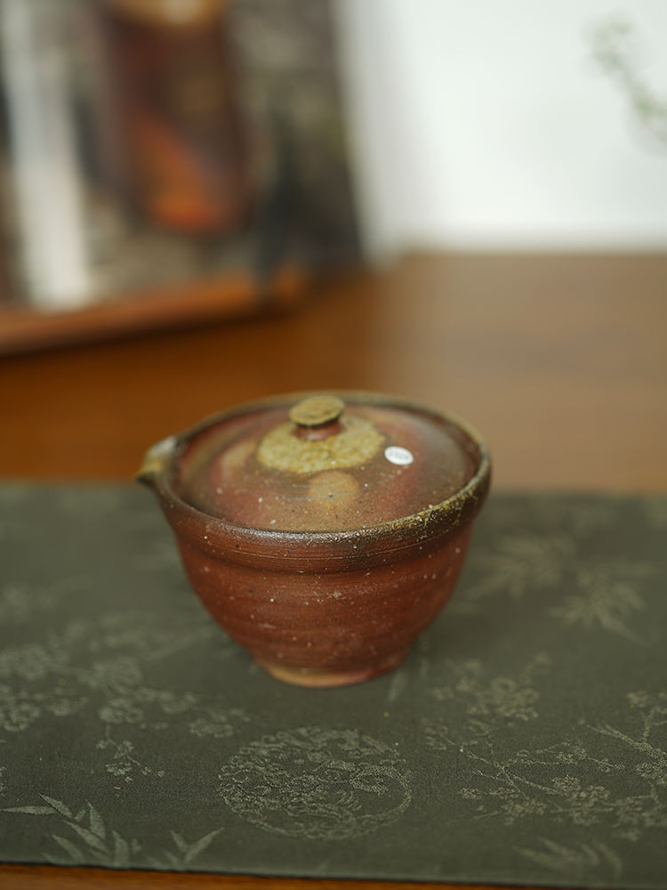 禾先集物 日本备前烧匠人多久守作品 绞出 茶道零配2328