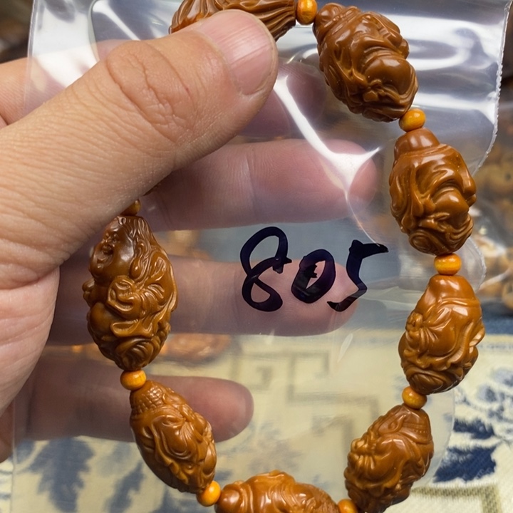 橄榄核手串/手链橄榄核雕工艺手串