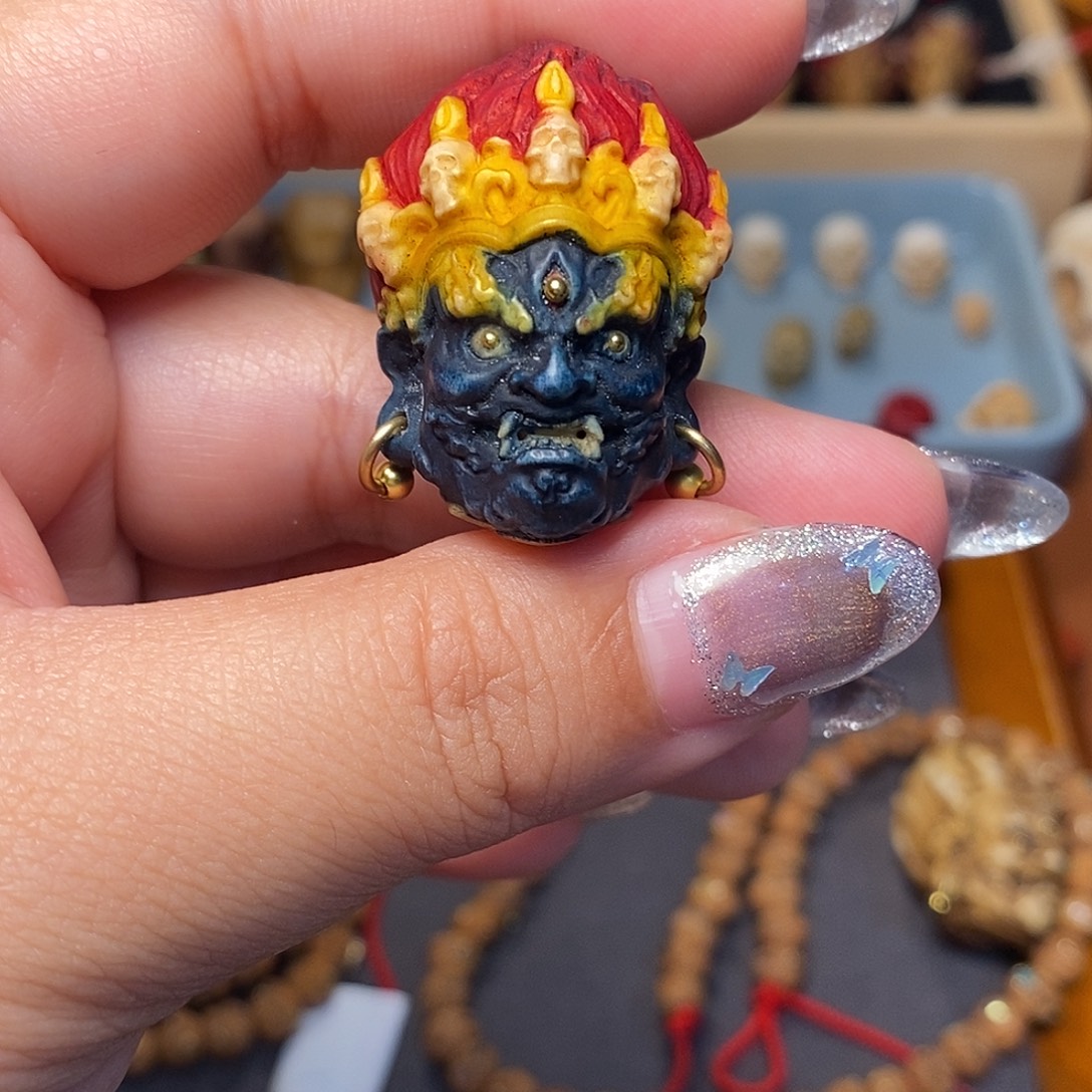 神***.吊坠柏香籽/百香籽大黑天