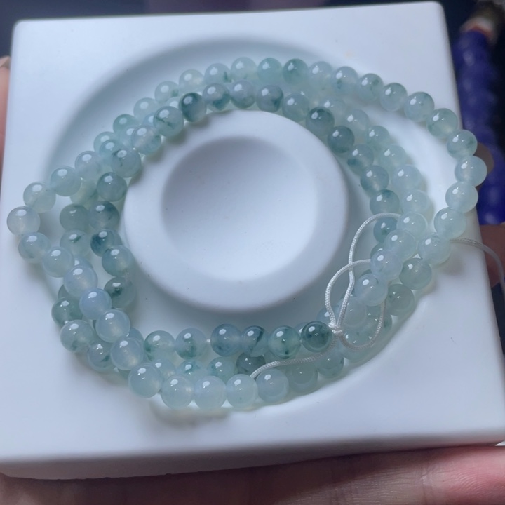 奇***啊翡翠未镶嵌手链边角料天然缅甸翡翠珠子