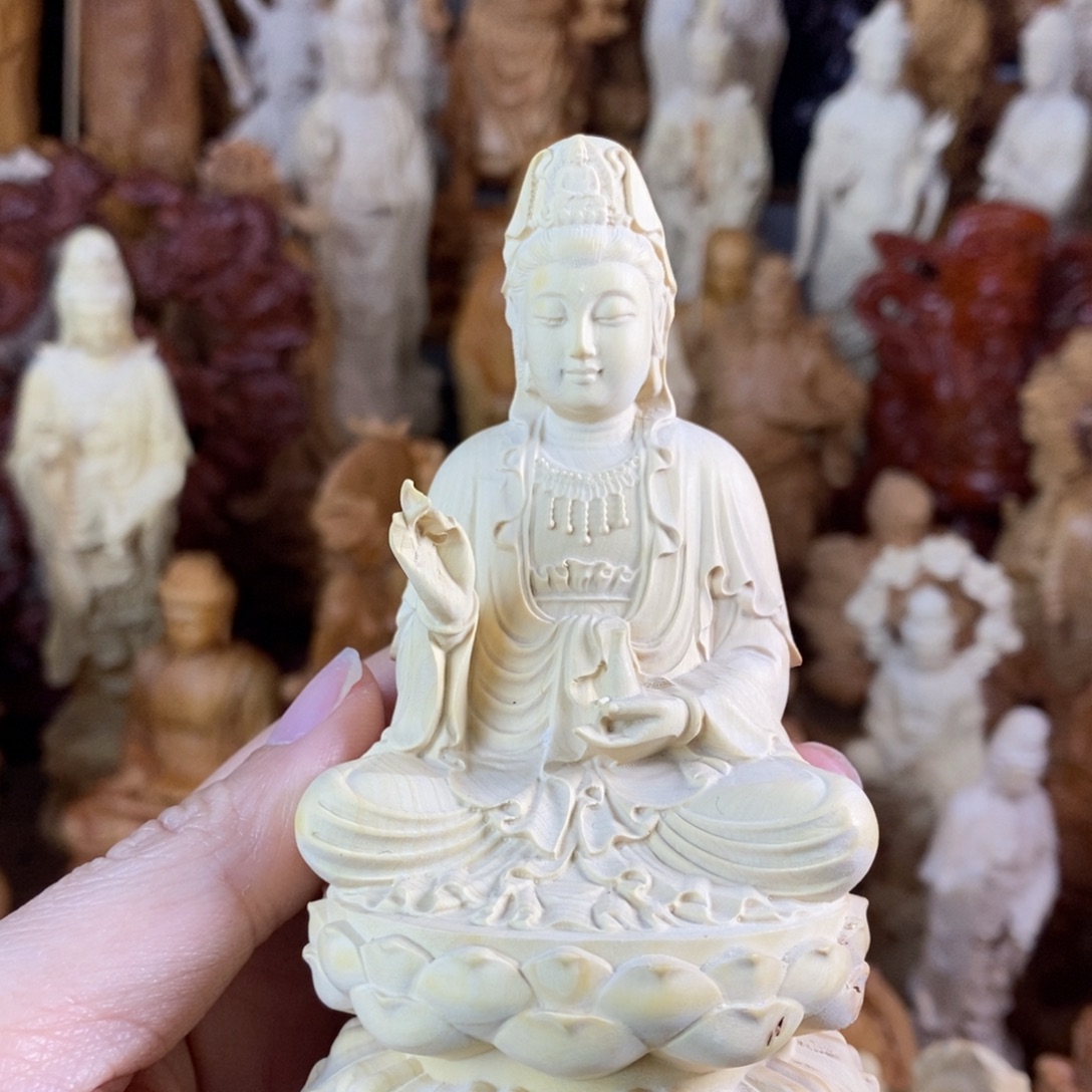 木黄杨10高坐莲观音微瑕