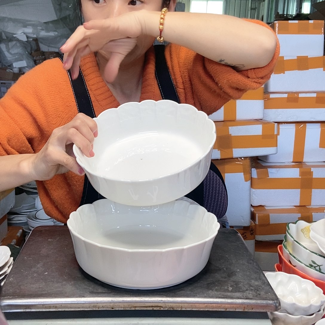【闪购商品】碟两个沙拉碗工厂库存微瑕产品