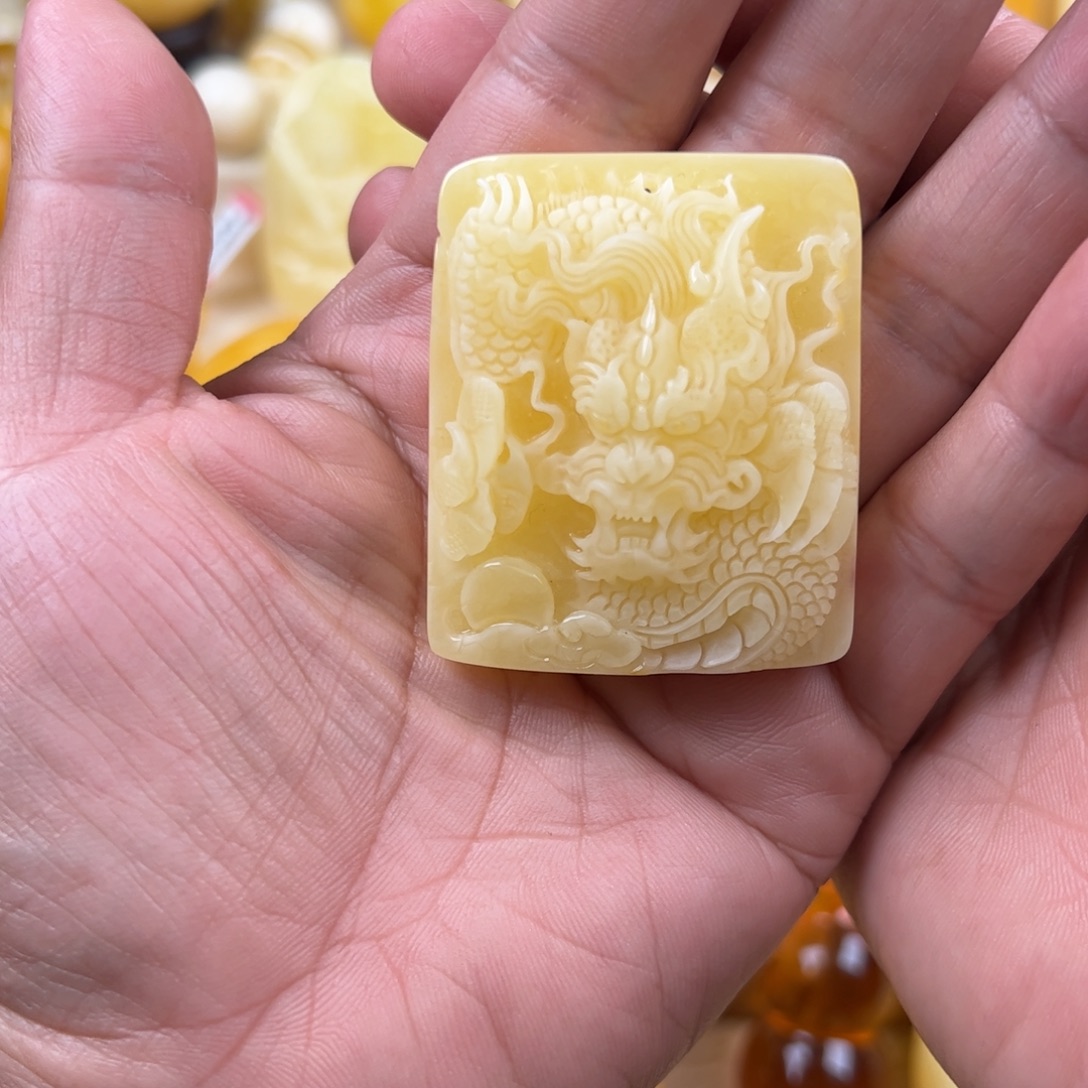 蜜蜡未镶嵌颈饰纯天然琥珀蜜蜡无优化