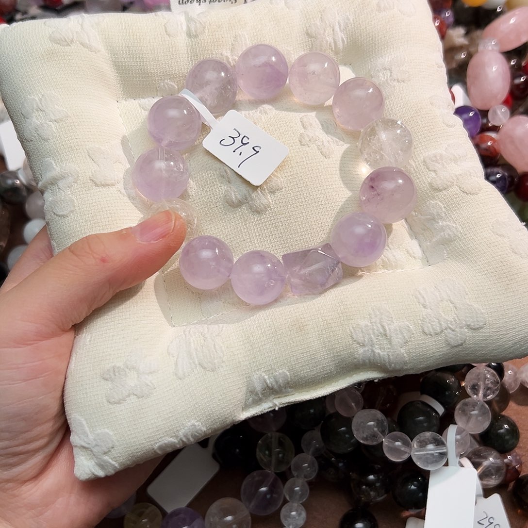 手链烟晶银S925镶嵌紫水