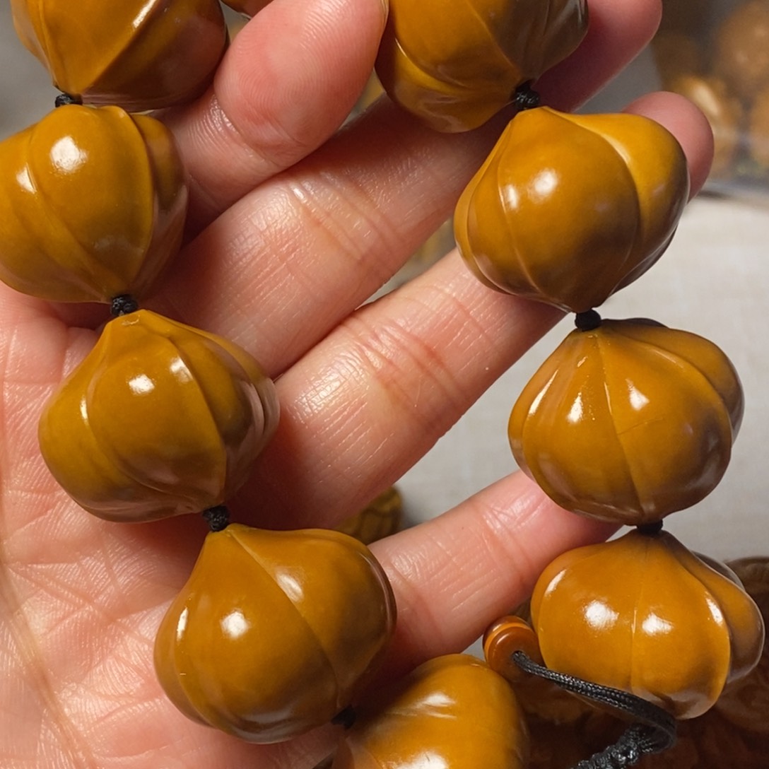 橄榄核手串/手链乄****凉鲨鱼背