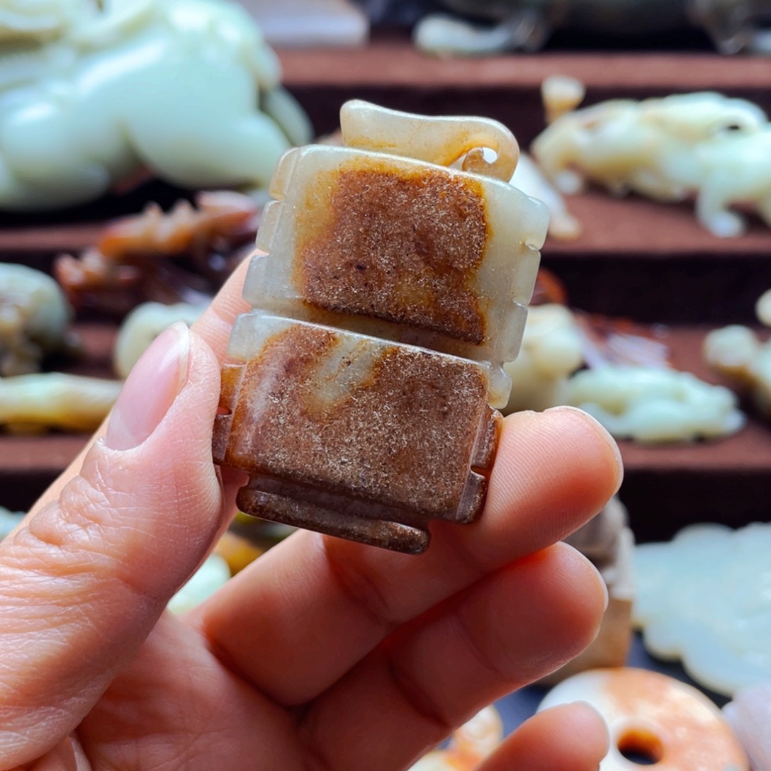 吊坠白玉菩提摆件