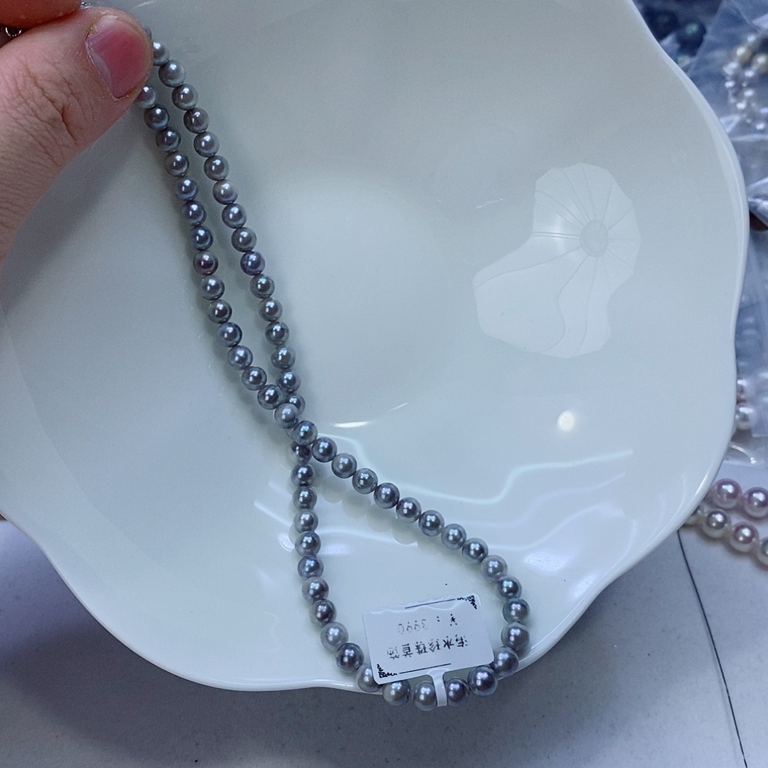 海水珍珠颈饰银S925镶嵌