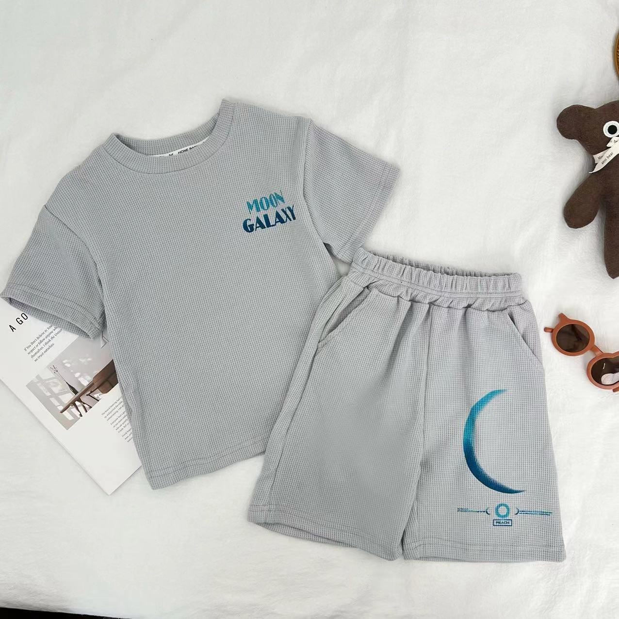 潮儿童2025新款夏季两件套(尺码偏大-按身高拍)B1922