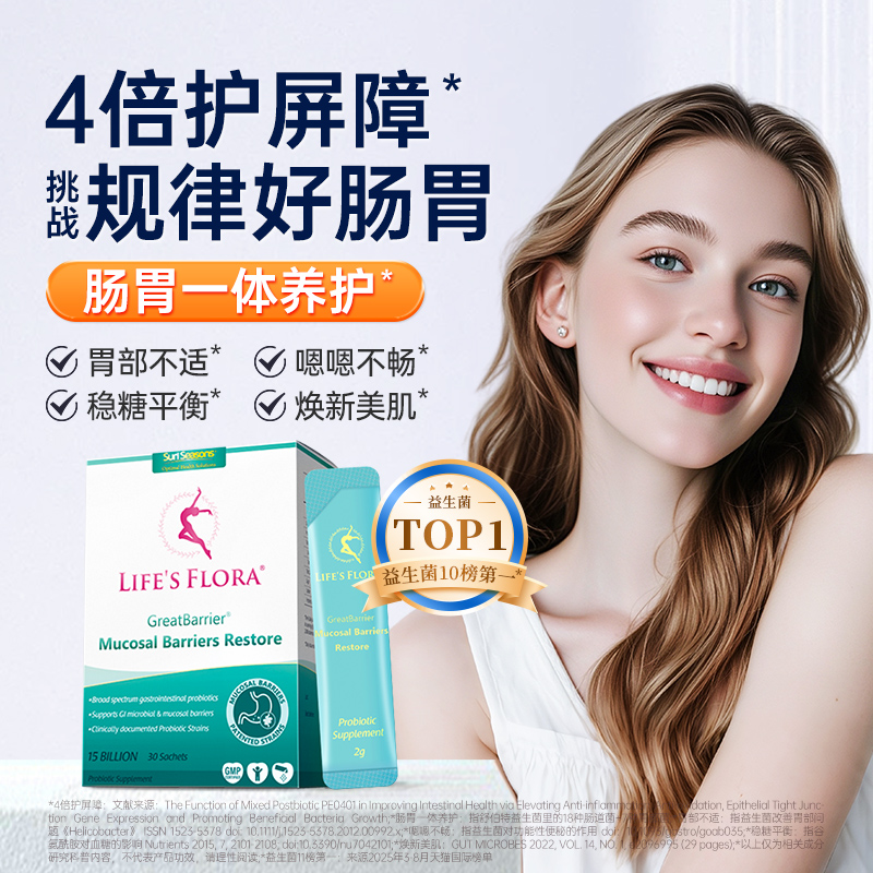 【胃肠健康】英国舒伯特益生菌经典款肠胃养护益生菌-1/2/4盒-DB2