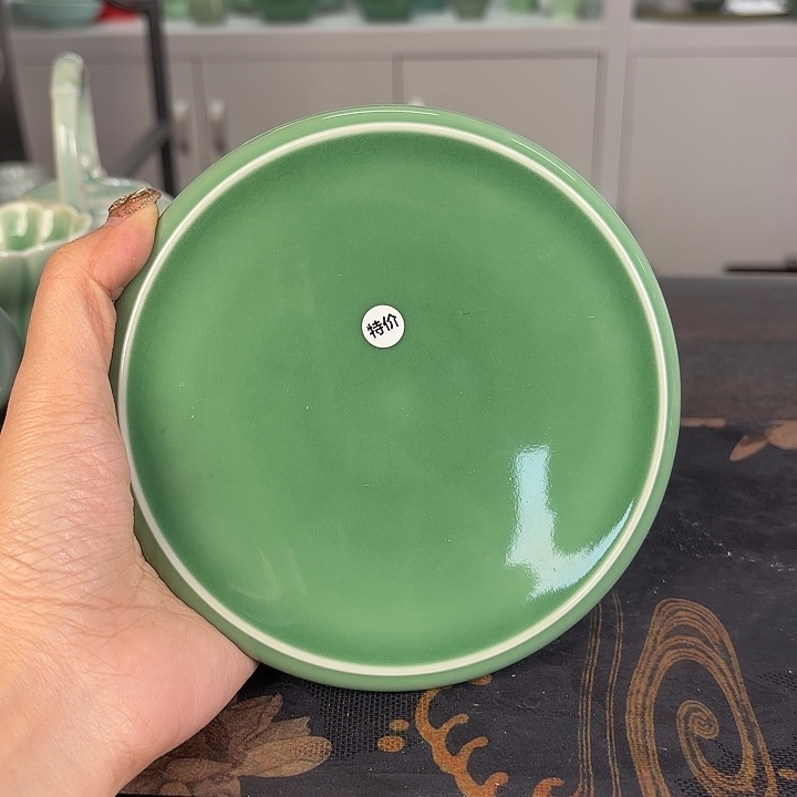 龙泉云间青瓷小米茶器