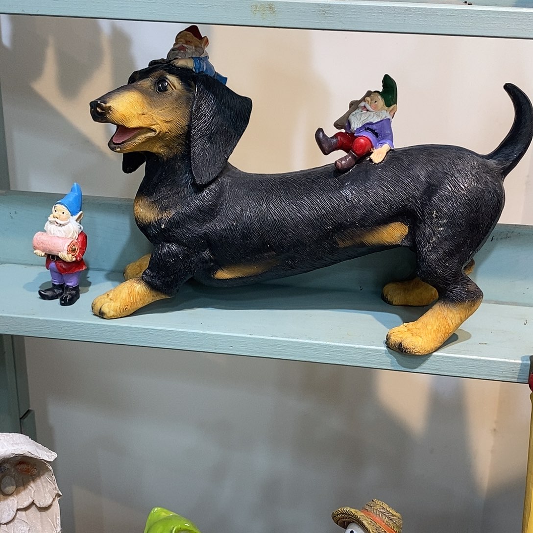 有机玻璃腊肠狗摆件