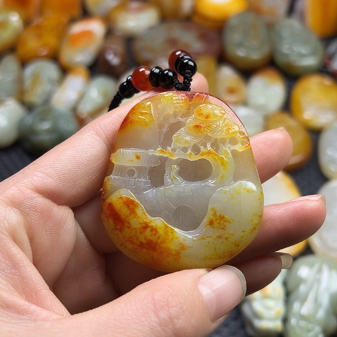 和田玉挂件未镶嵌