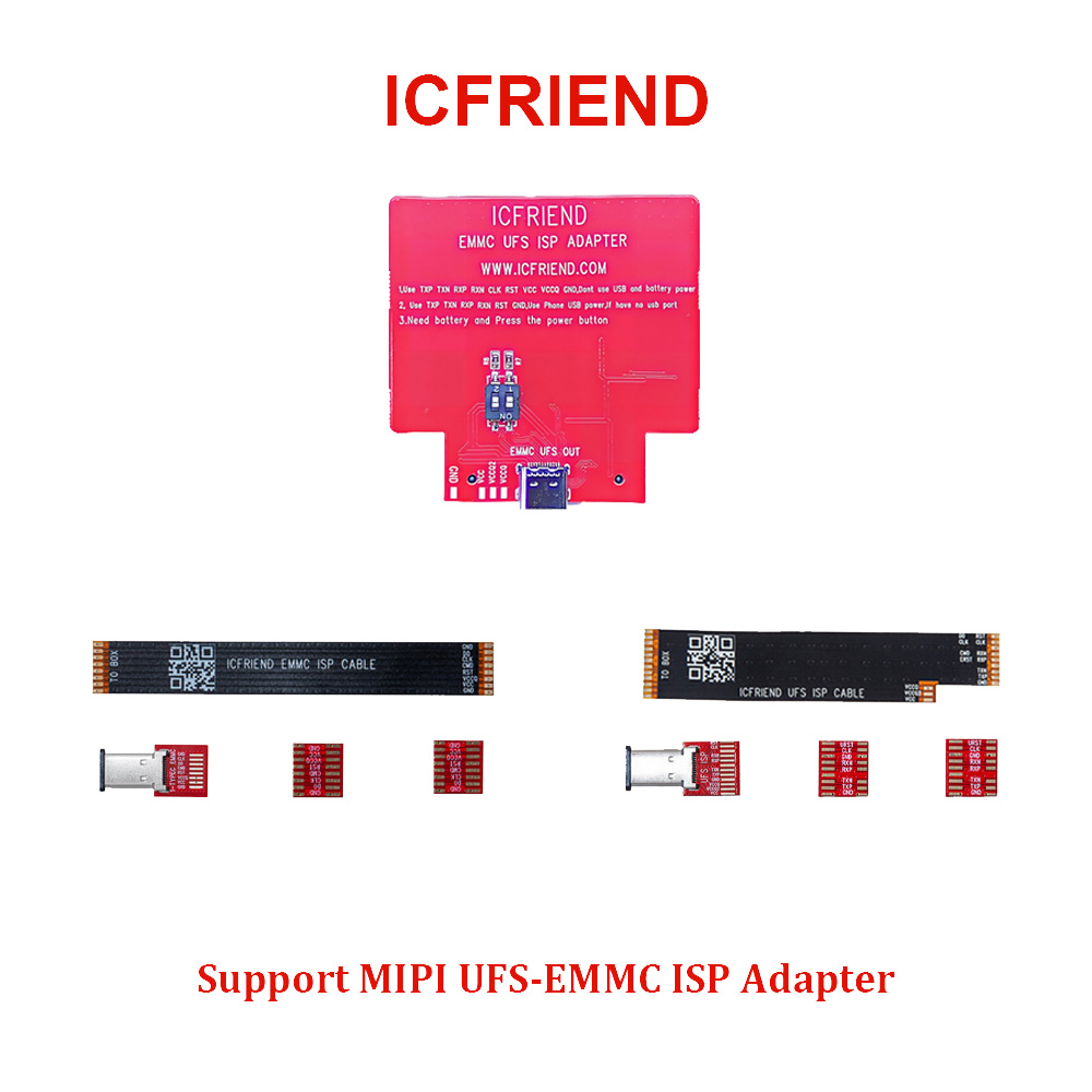 【阔哥快修】ICFRIEND 2026款ISP飞线套件 免拆字库飞线读写