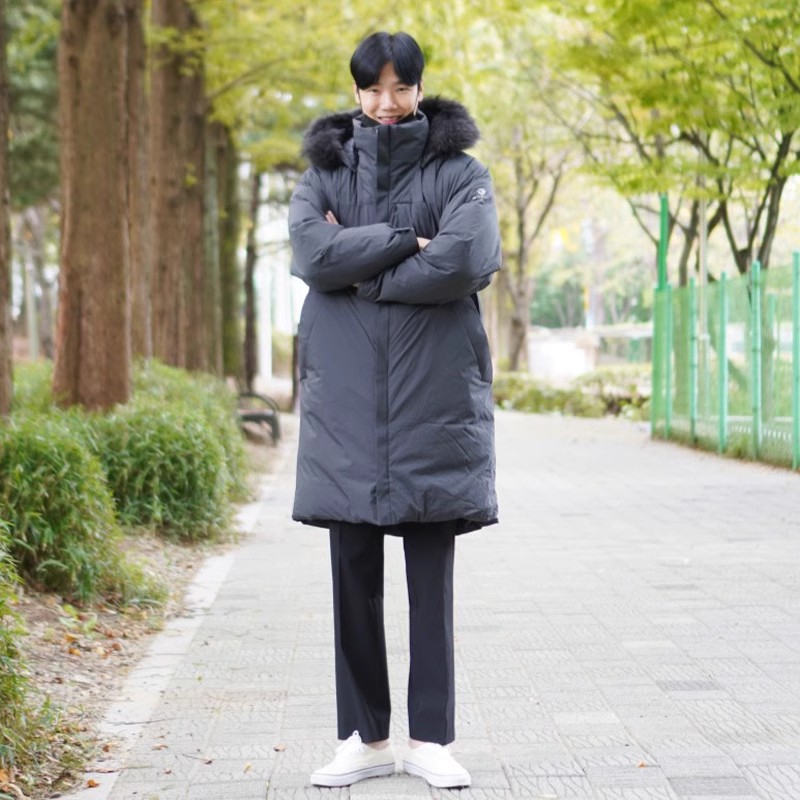 户外男士保暖中长款羽绒服加厚保暖连帽防风外套男