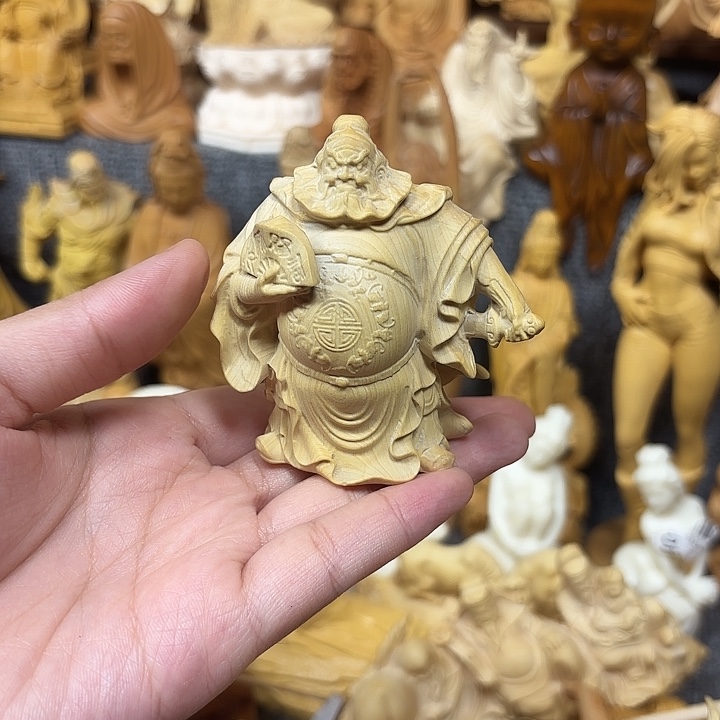 黄杨木黄杨木瑕疵钟馗