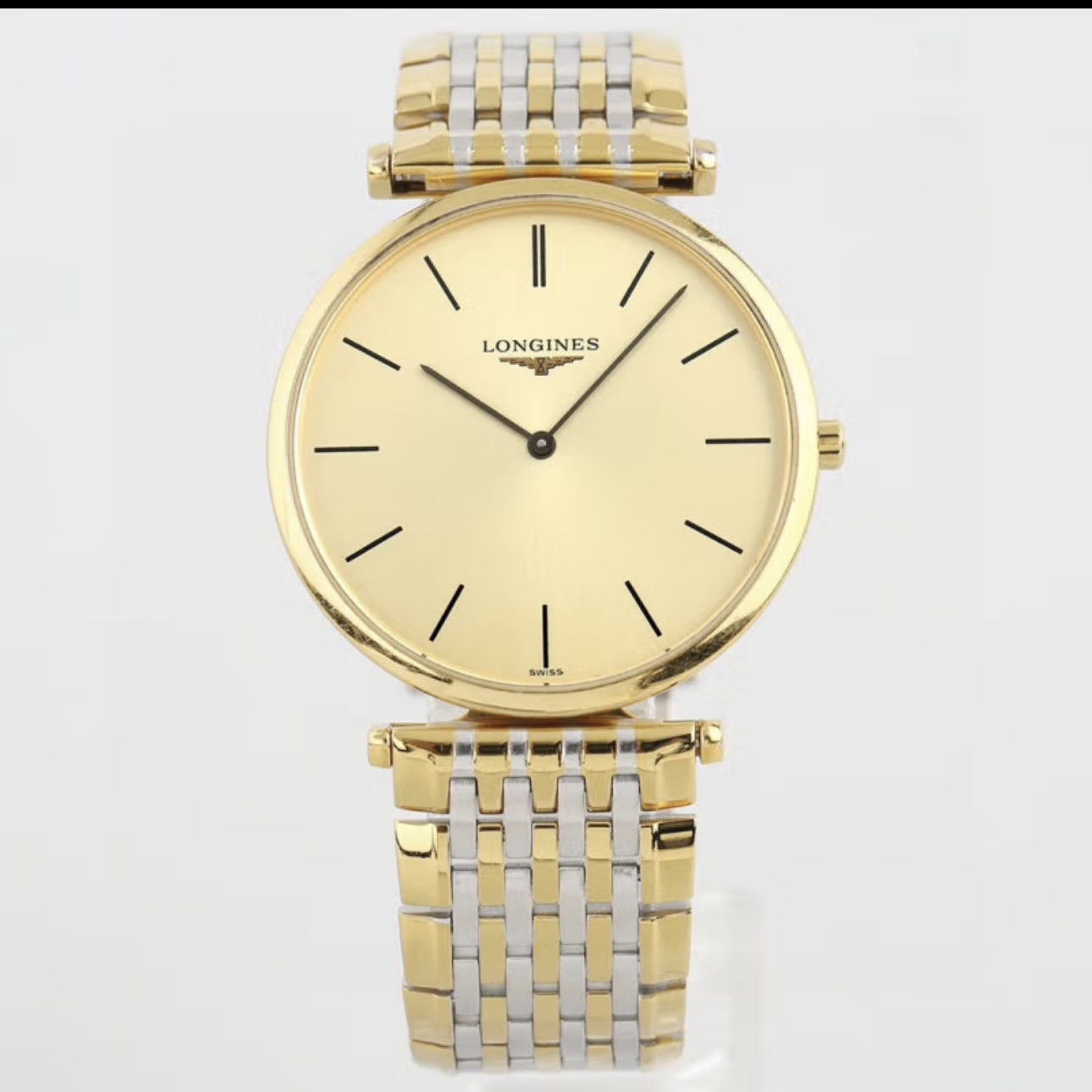 99新 Longines/浪琴 大颂名品/嘉岚/表径33/超薄款/石英罗马刻