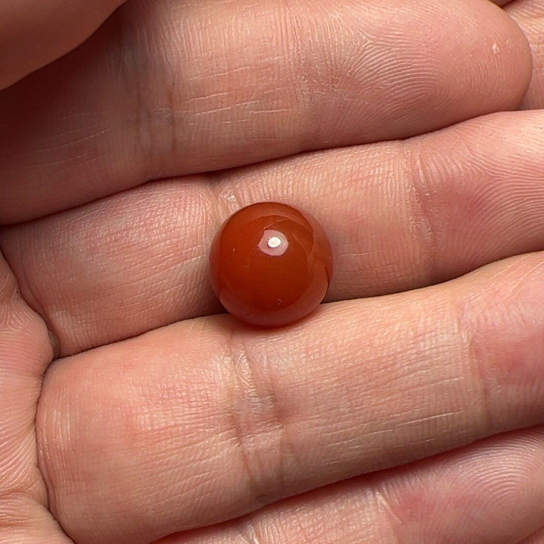南红玛瑙珠子未镶嵌芝**门