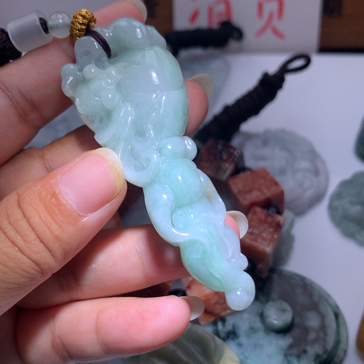 颈饰未镶嵌翡翠保真天然A货翡翠