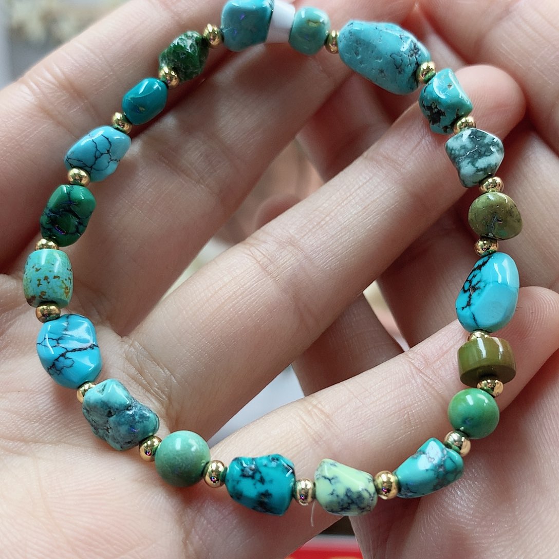 未镶嵌绿松石珠宝奇石