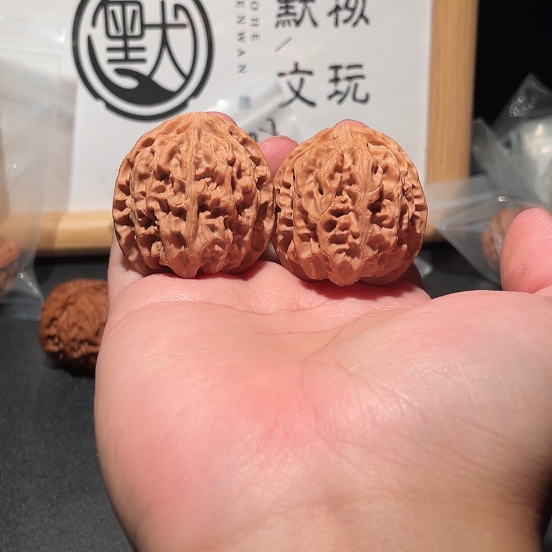 文玩核桃吊坠38全品苹果园