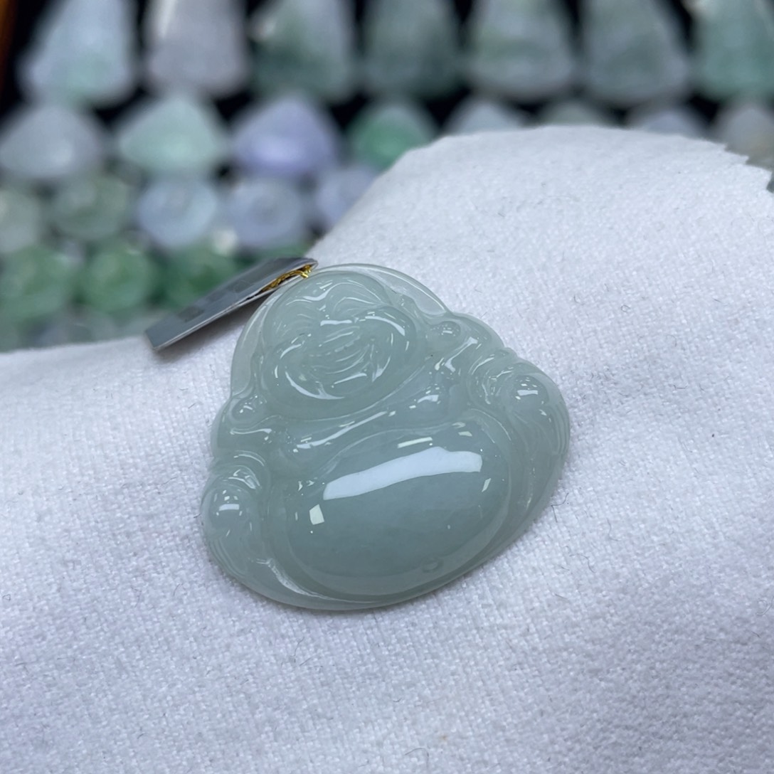 颈饰未镶嵌翡翠佛公