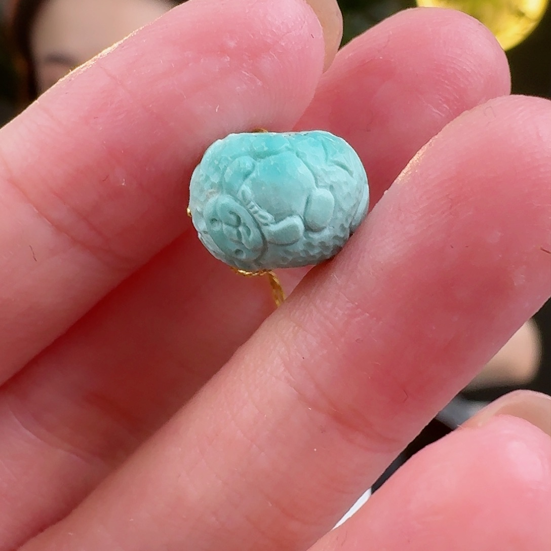 绿松石珠宝奇石未镶嵌