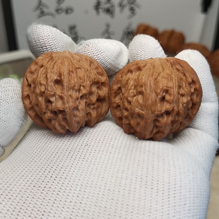 文玩核桃把件37全品山地磨盘歪磨练手