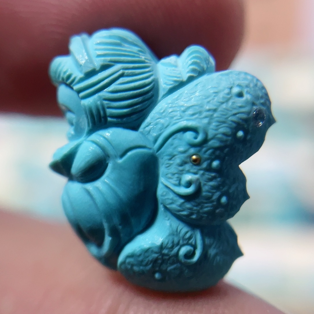 绿松石珠宝奇石未镶嵌