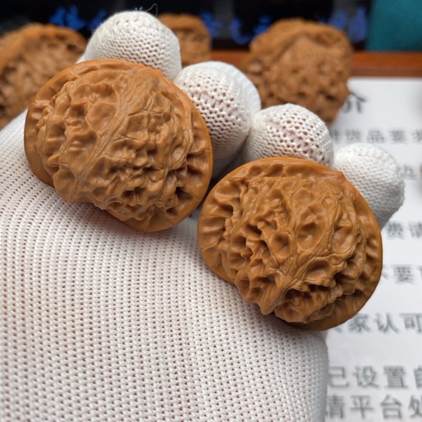 【闪购商品】吊坠文玩核桃偶****猫7宫灯