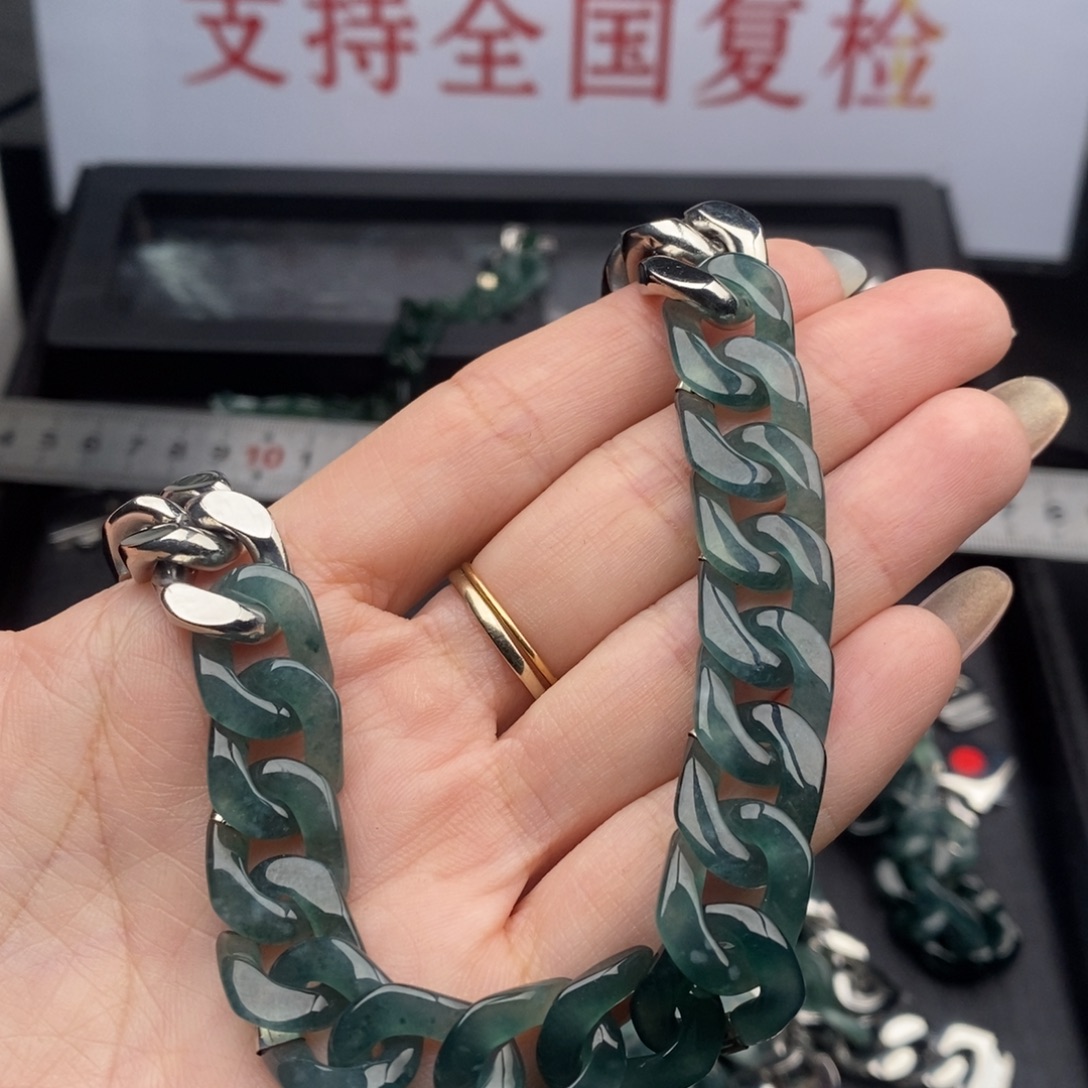 翡翠未镶嵌手链手链手链10002