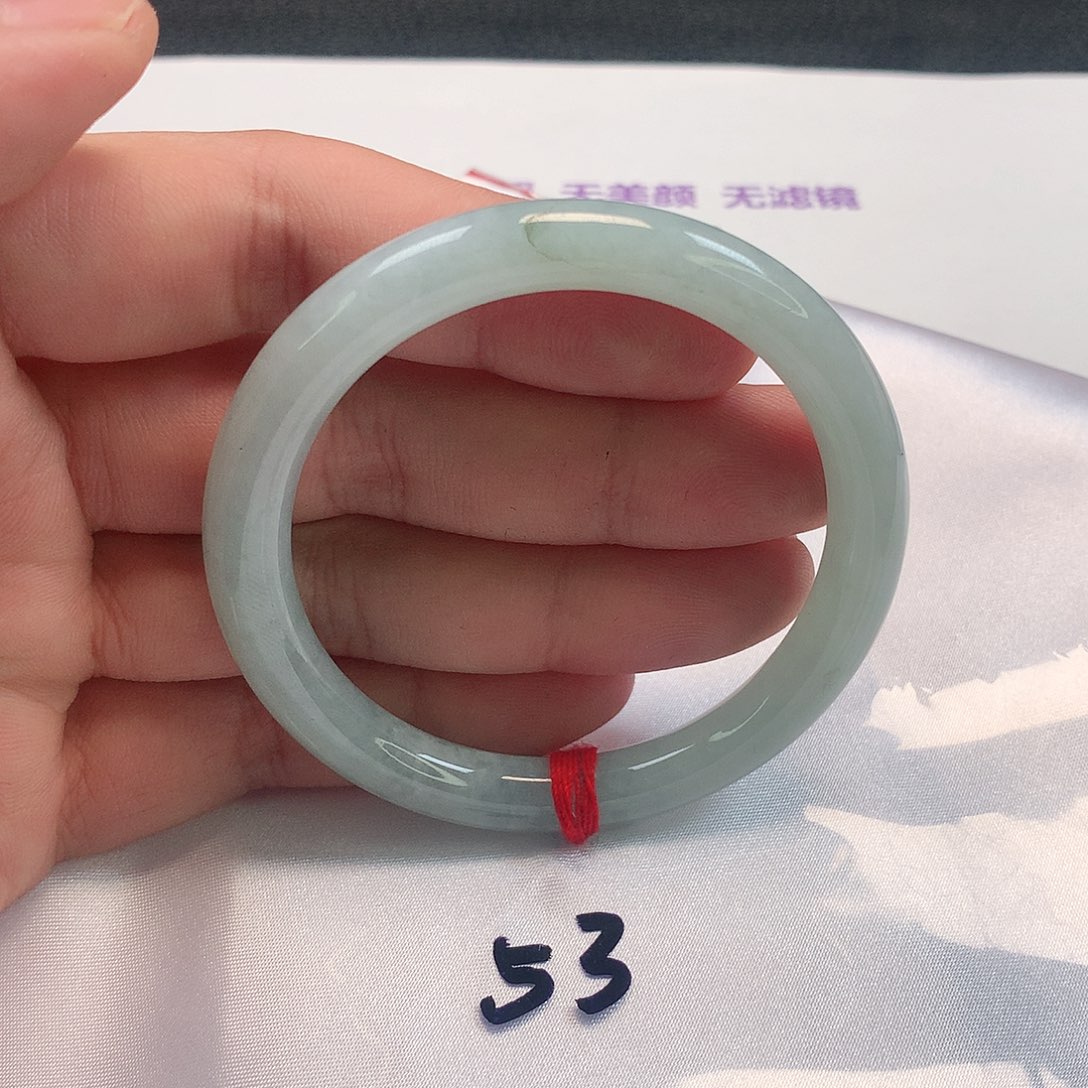 翡翠手镯（圆镯）未镶嵌327号