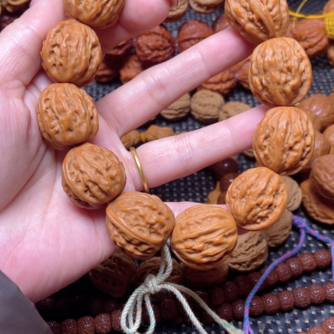 手串文玩核桃小京八棱手串