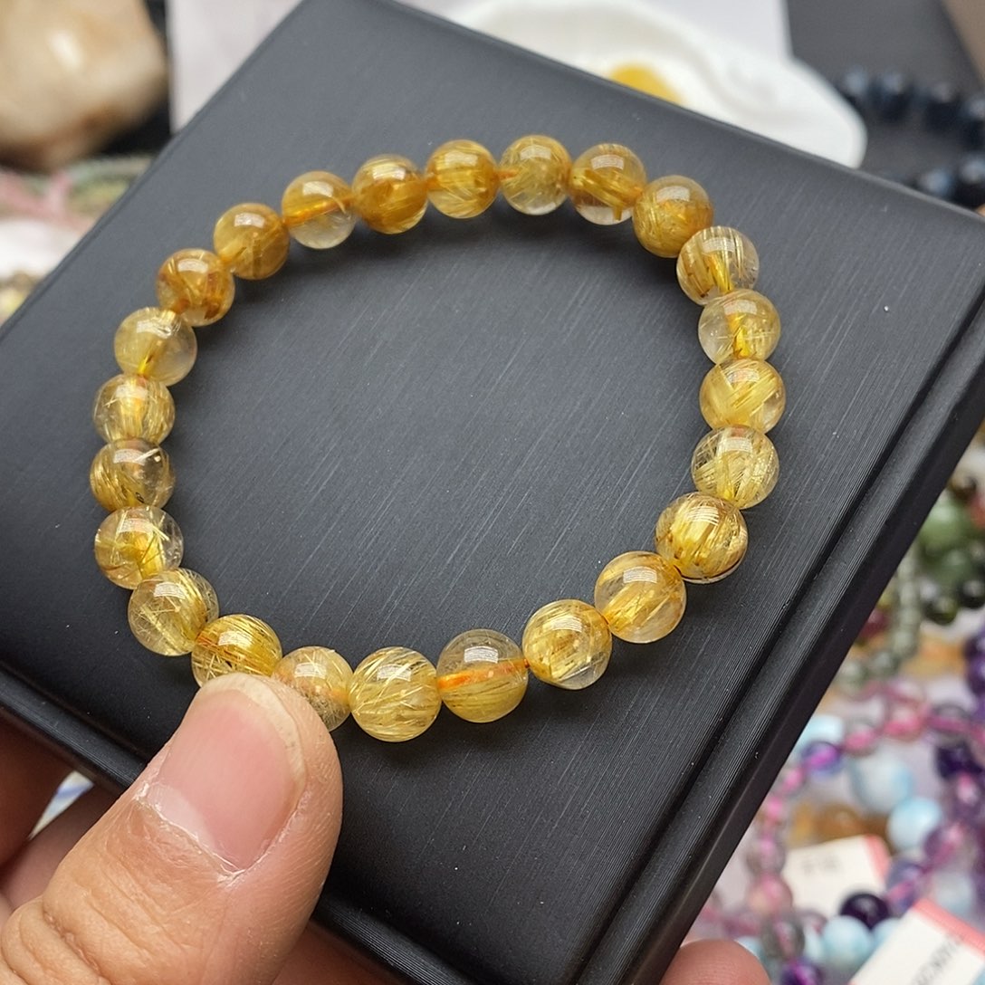 水晶手串未镶嵌?***……