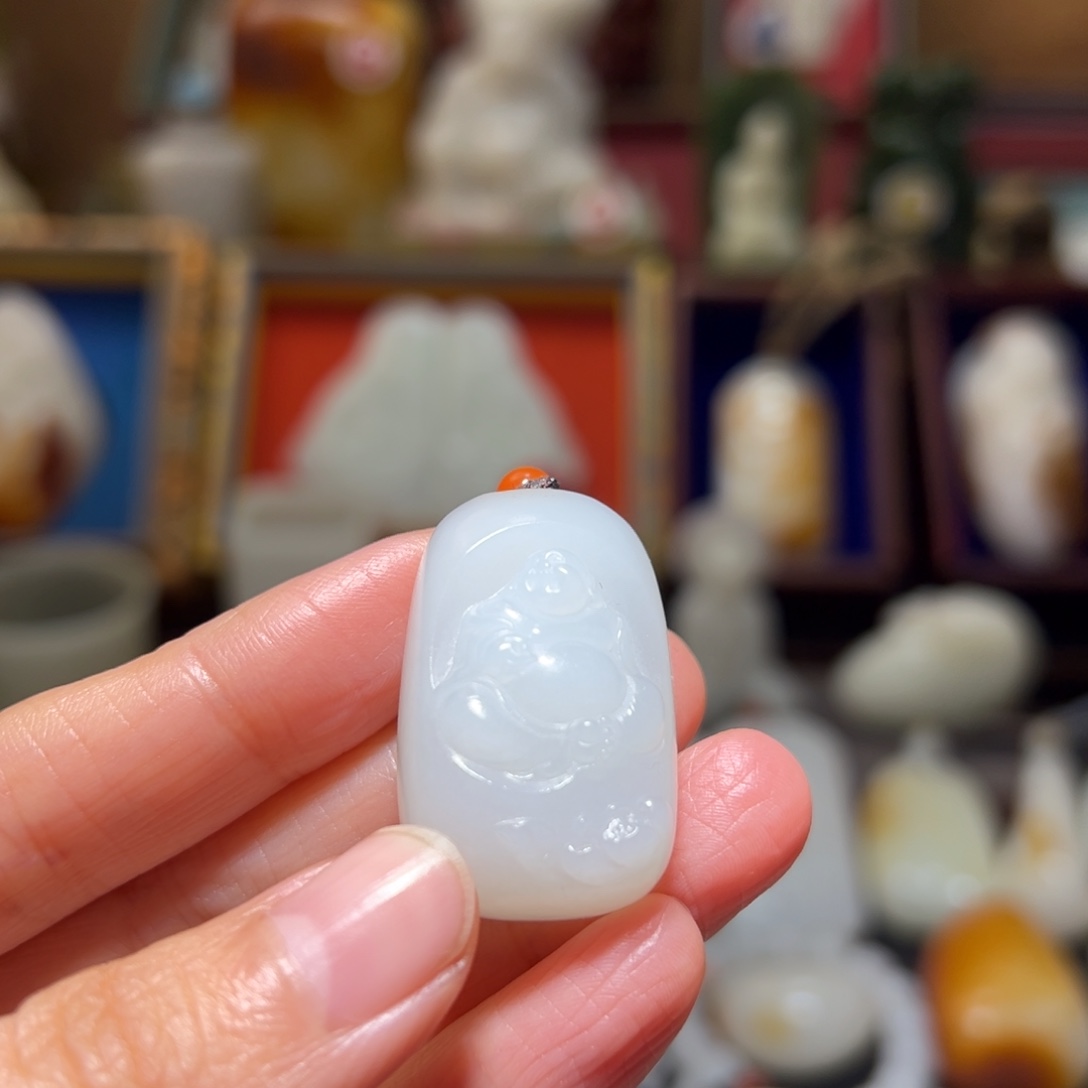 ****月和田玉未镶嵌挂件