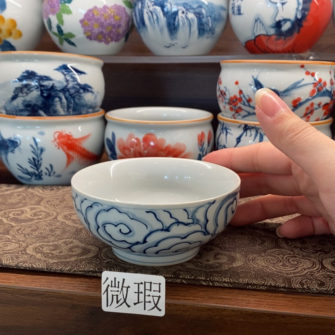 釉下彩手工绘制手工绘制