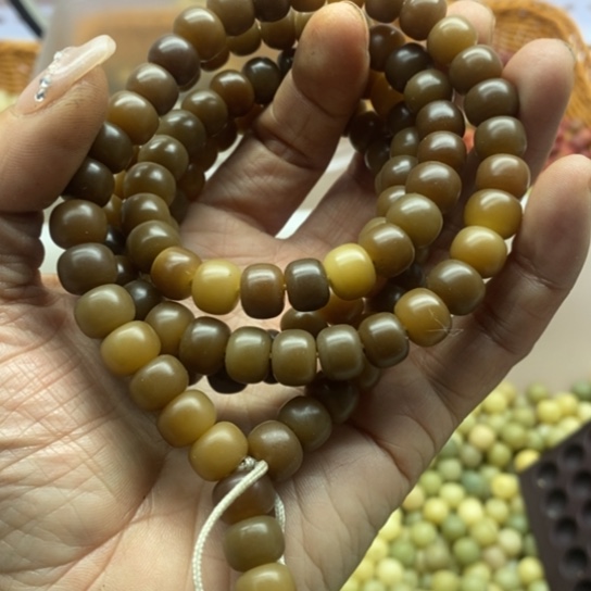 白玉菩提吊坠精品10敦煌墩114半成品链子