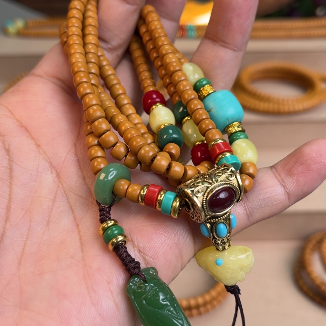 橄榄核手串/手链@@满配脖挂4