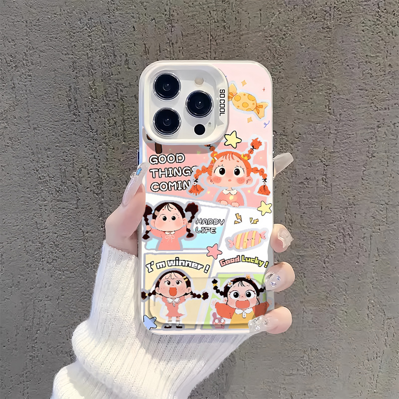 彩银苹果16手机壳适用华为pura80荣耀300小米15一加OPPO真我vivo