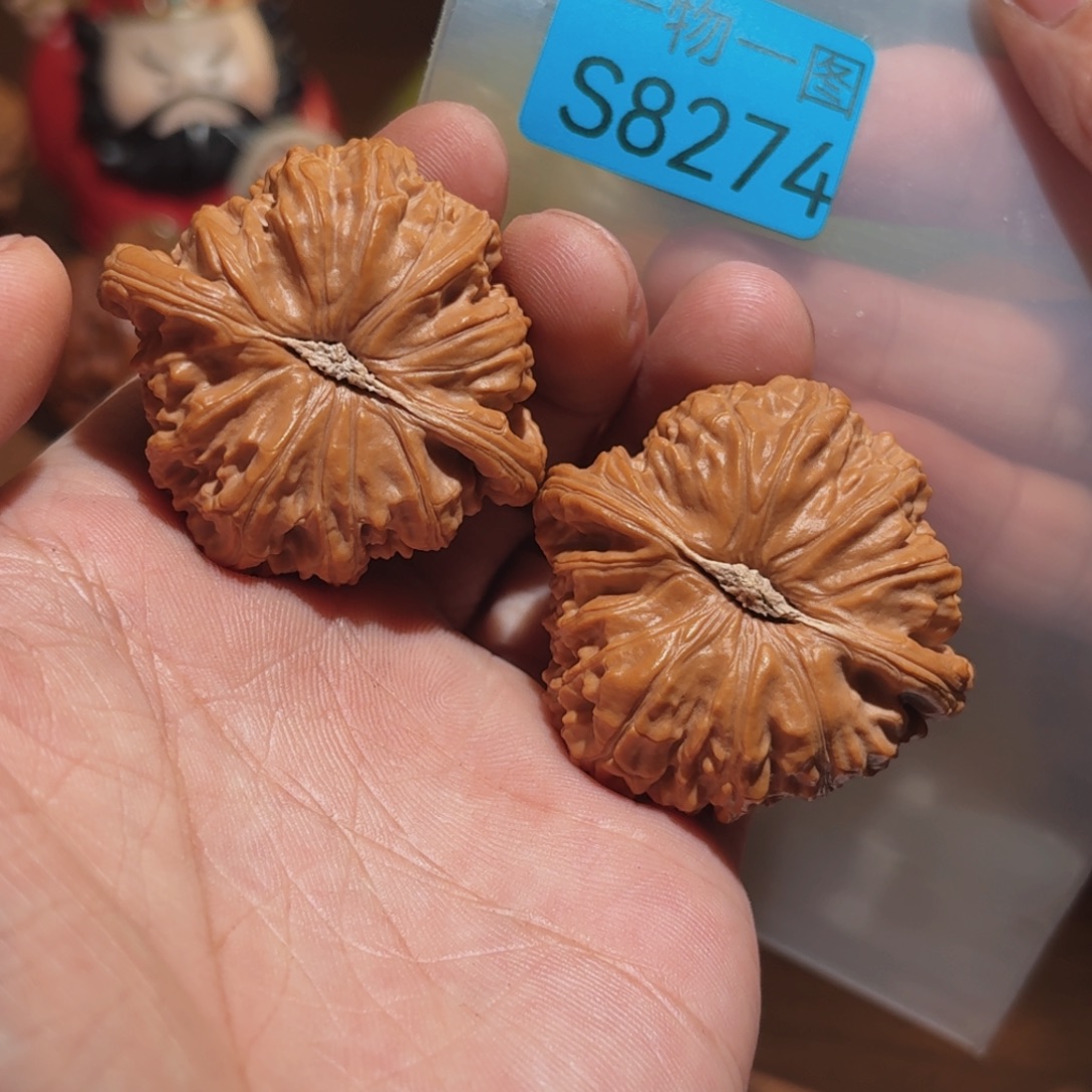 吊坠文玩核桃白狮子