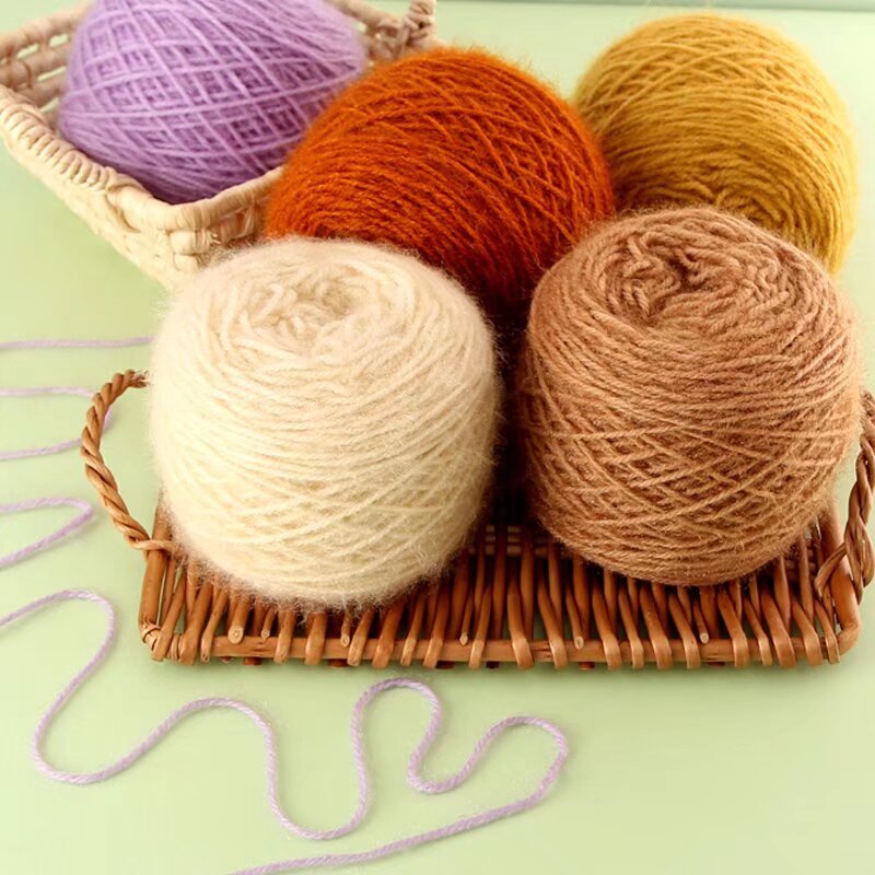 (一单两团)3两大团松鼠绒毛线中粗手工编织毛衣帽子围巾亲肤柔软