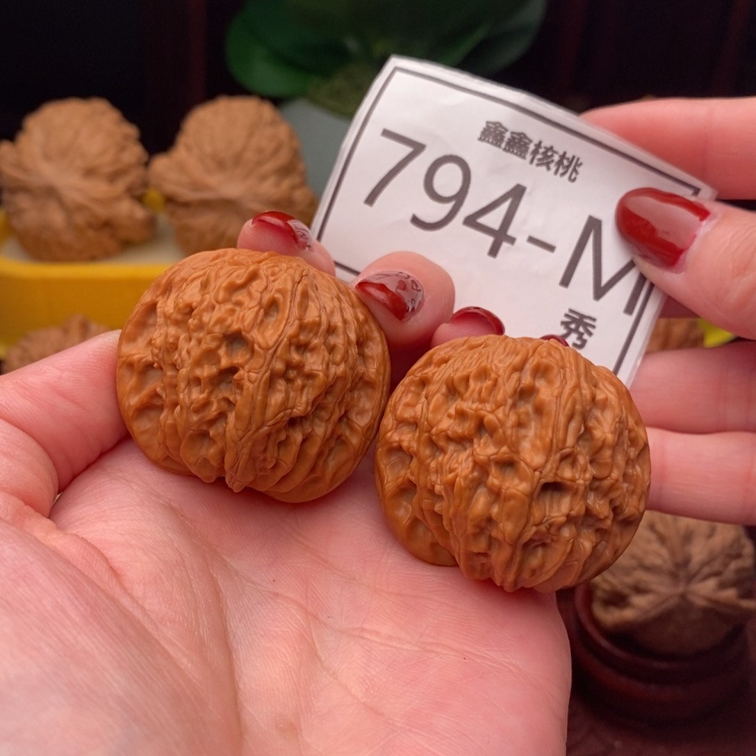 文玩核桃把件正磨38