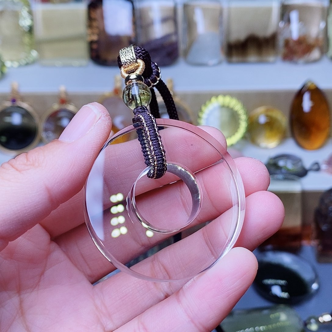 水晶水晶吊坠未镶嵌大*数