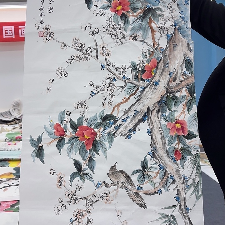 国画手绘国画作品