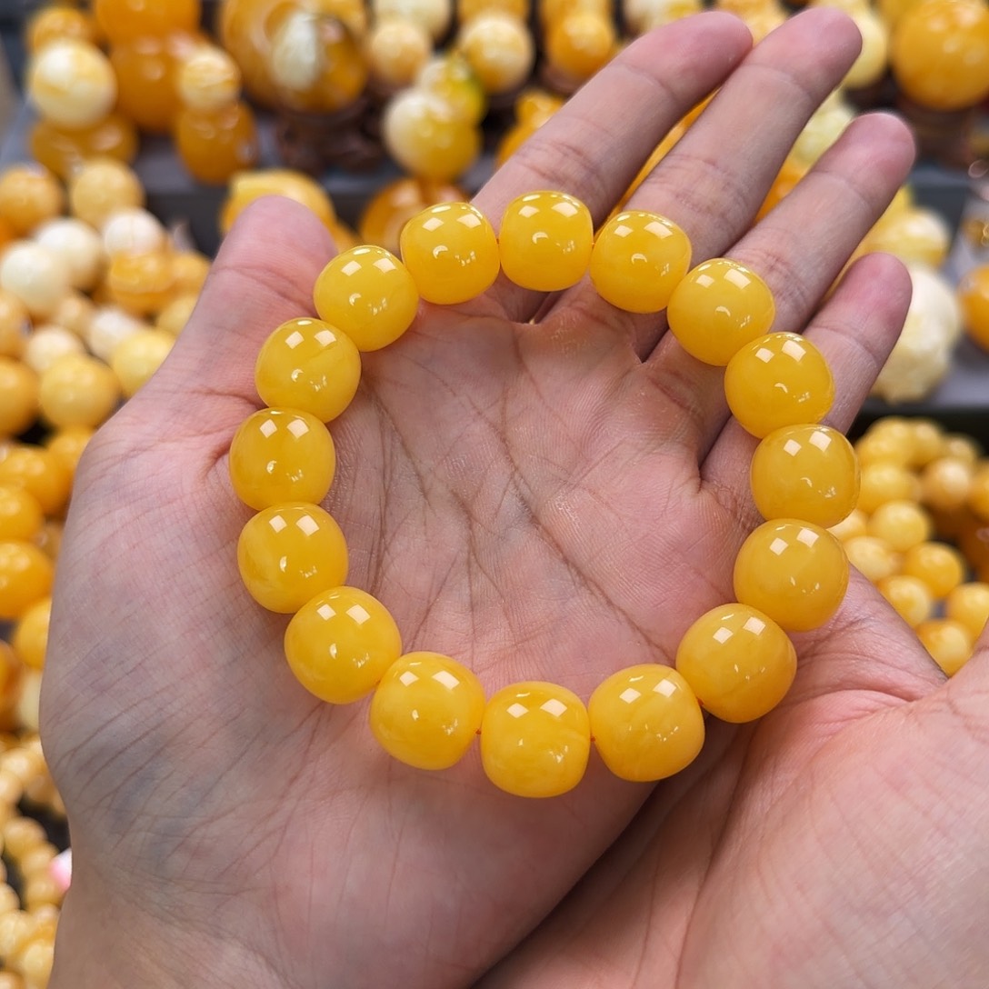 琥珀未镶嵌珠宝奇石15mm同料