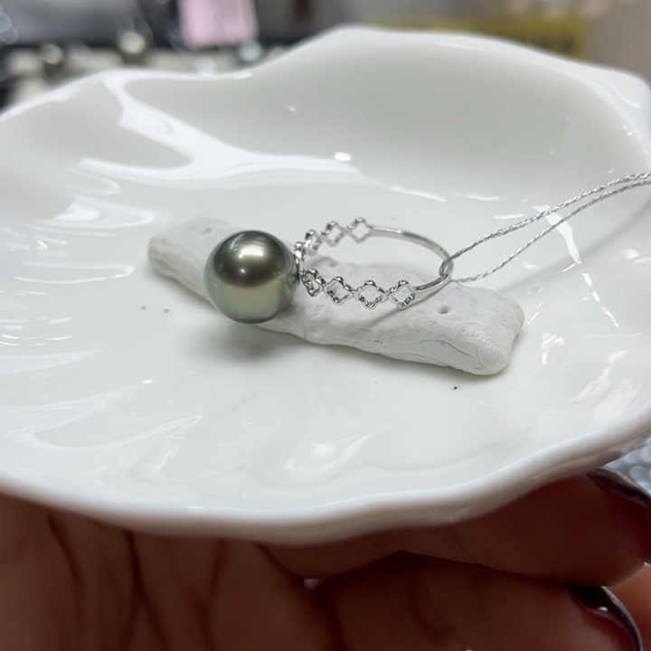 海水珍珠戒指18K金镶嵌