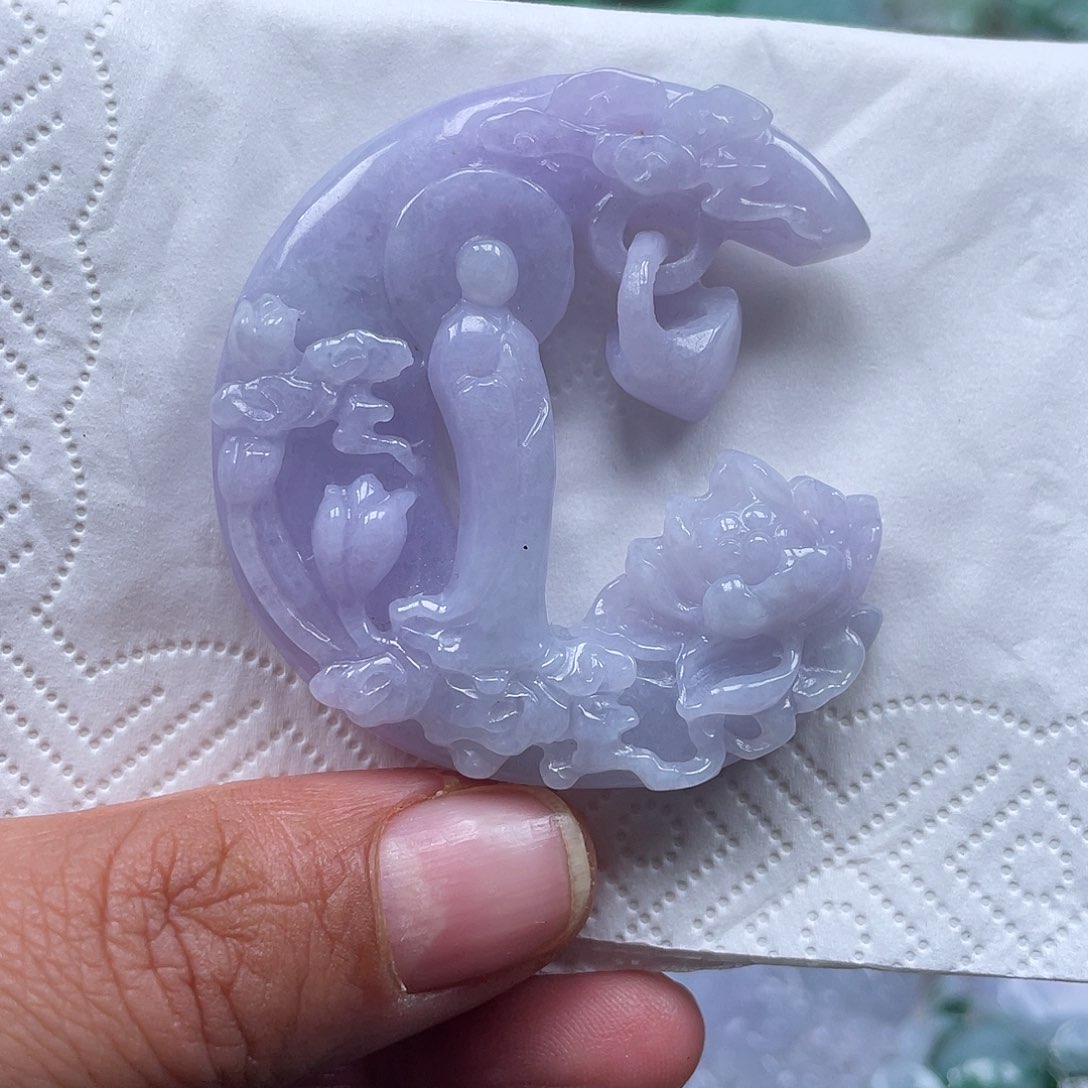 颈饰未镶嵌翡翠翡玉缘翡翠