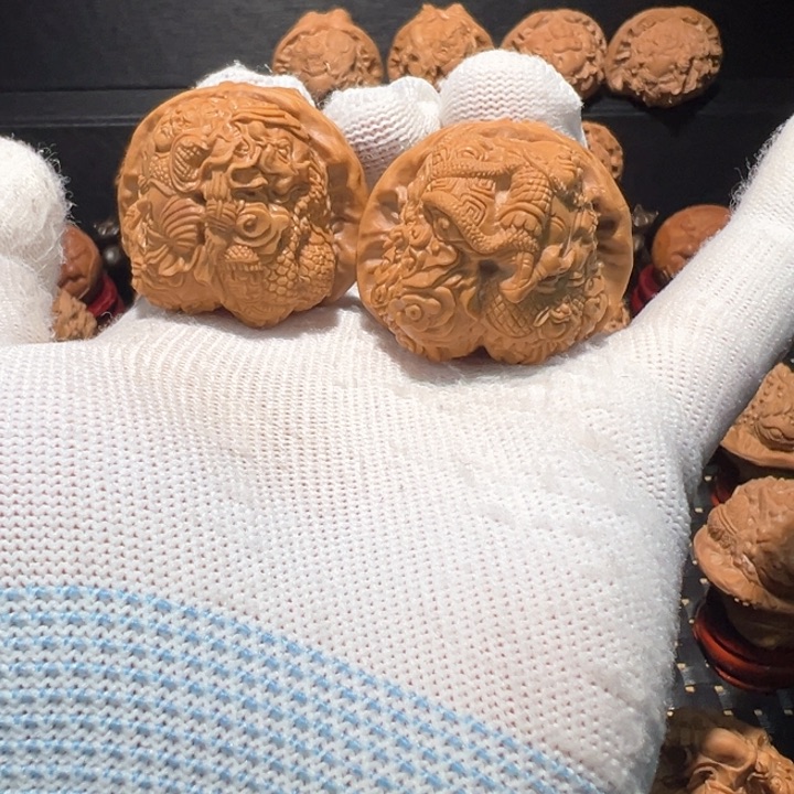 文玩核桃把件南***客四大天王