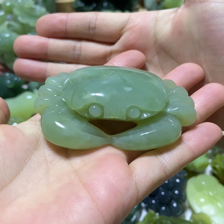 【闪购商品】蛇纹石玉把件未镶嵌